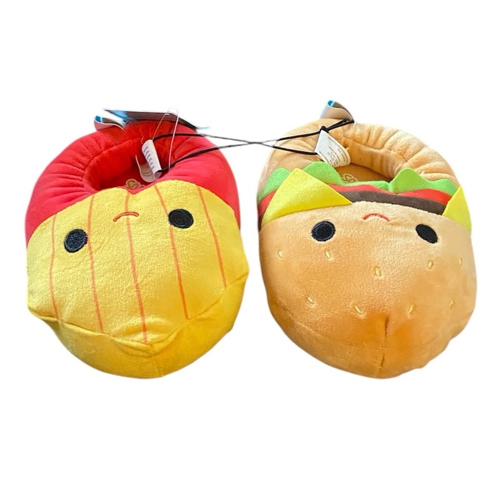 Squishmallows - Toddler Boys or Girls Character Plush Slippers - size: 5-6